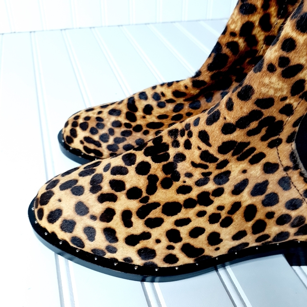 NEW Rebecca Minkoff Sabeen Too Leopard Bootie C447 - Picture 7 of 12